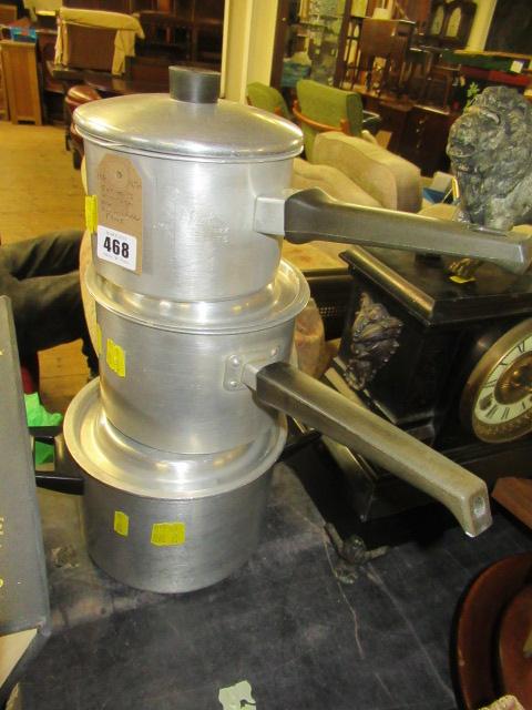 SET OF VINTAGE ACA ALUMINIUM PANS Image