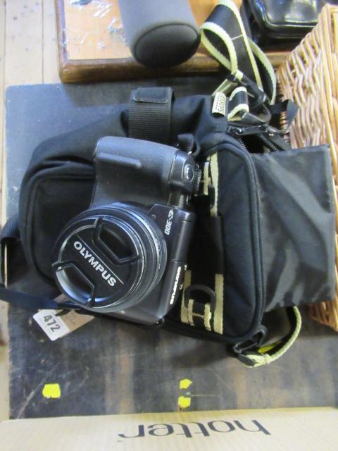 OLYMPUS E300 DIGITAL CAMERA AND CASE Image