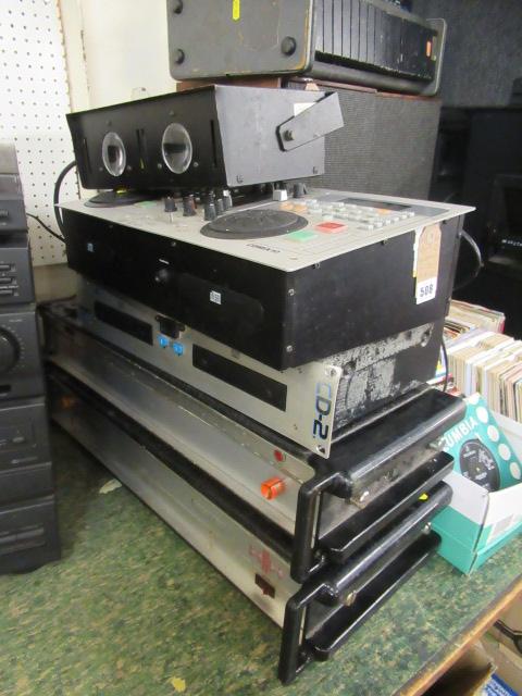 QUANTITY OF DJ EQUIPMENT INCLUDING CDXIY 10 DEVICE Image