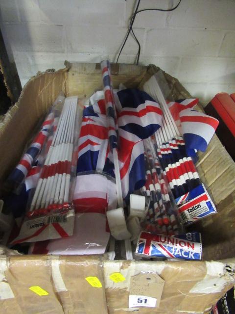 BOX OF UNION JACK FLAGS Image