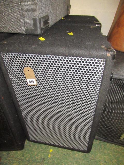 TWO LARGE SPEAKERS Image