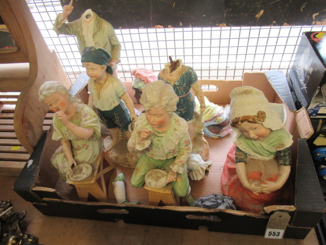 QUANTITY OF BISQUE FIGURES Image