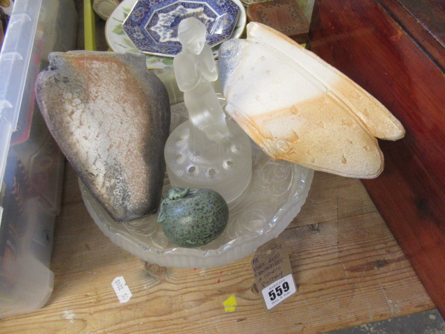 ART DECO CENTREPIECE AND STUDIO POTTERY Image