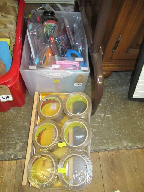BOX OF PHONE CASES ETC Image