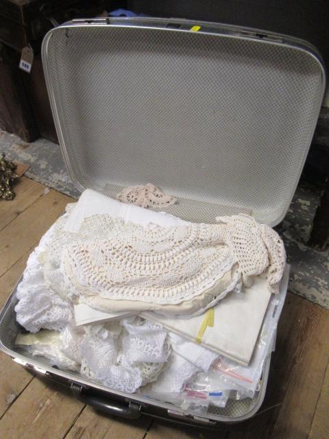SUITCASE OF LINENS Image