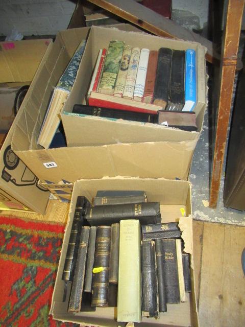 FOUR BOXES OF BOOKS Image