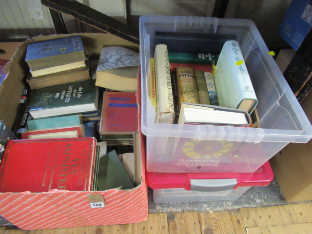 THREE BOXES OF BOOKS Image