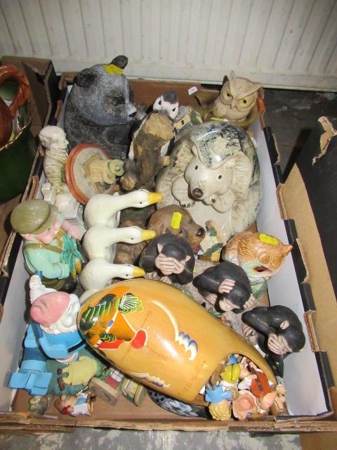 BOX OF ORNAMENTS ETC Image