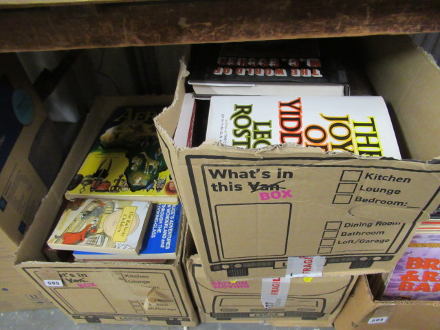 THREE BOXES OF BOOKS Image