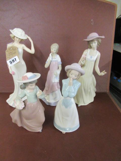 THREE NAO FIGURES AND TWO OTHERS Image