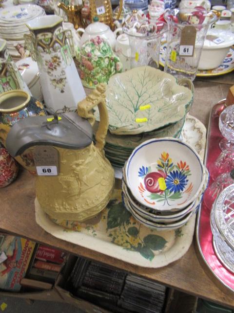 RIDGWAY JUG AND VICTORIAN CHINA Image