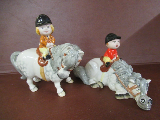 TWO JOHN BESWICK THELWELL ORNAMENTS Image