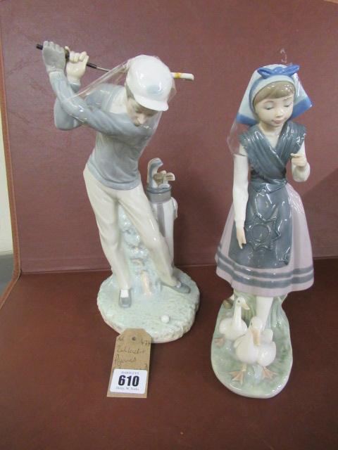 TWO LLADRO FIGURES Image