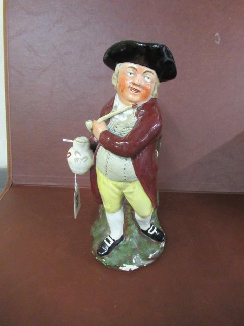 STAFFORDSHIRE POTTERY HEARTY GOOD FELLOW JUG Image
