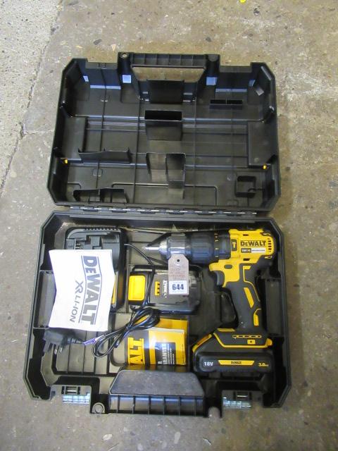 CASED DEWALT CORDLESS DRILL Image