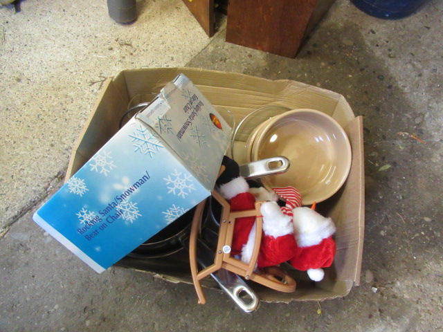 BOX OF KITCHENWARE ETC Image
