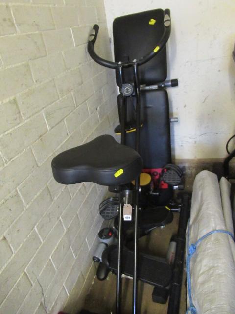 EXERCISE BIKE BENCH AND STEPPER Image