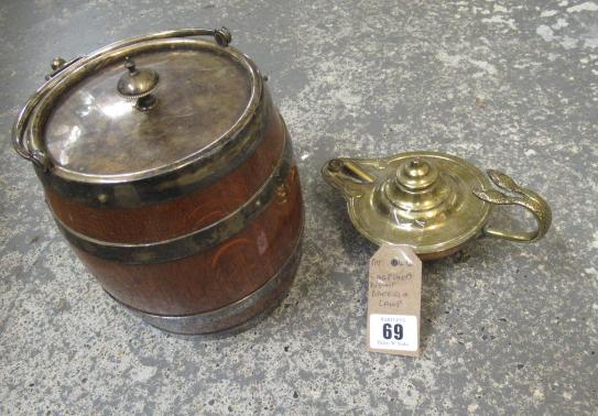 BISCUIT BARREL AND LAMP Image