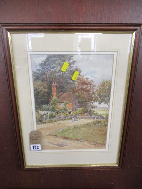 FRAMED WATERCOLOUR SIGNED JC LUND Image