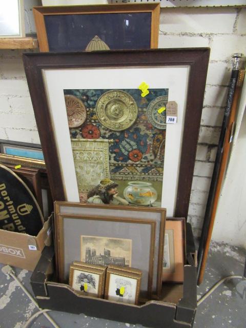 BOX OF MISCELLANEOUS PICTURES Image