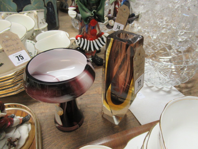 TWO MURANO GLASS VASES Image