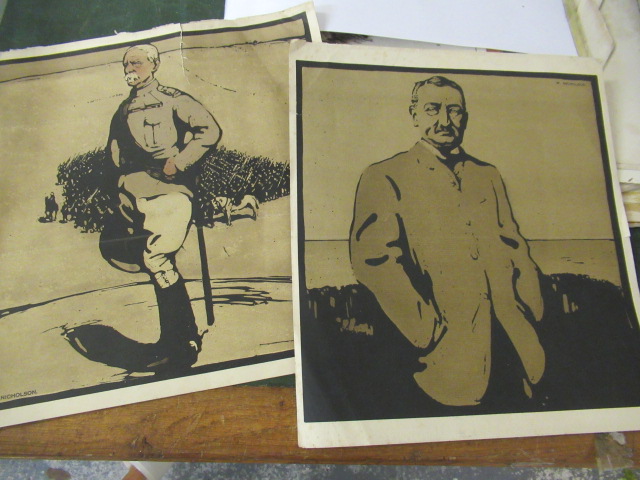 TWO UNFRAMED WILLIAM NICHOLSON PRINTS Image