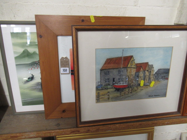 FIVE PICTURES AND PRINTS Image