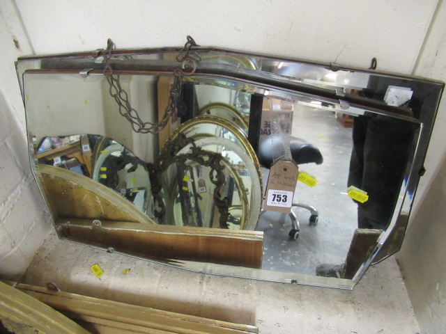 TWO FRAMELESS MIRRORS Image