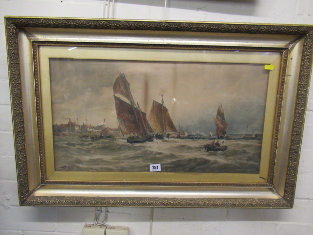 GILT FRAMED COASTAL SCENE PRINT Image