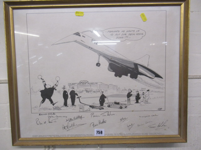 SATIRICAL CONCORDE PRINT Image