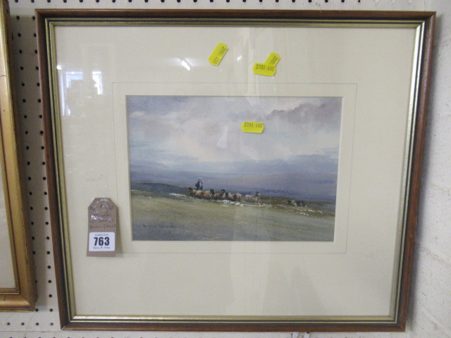 ORIGINAL WATERCOLOUR SIGNED BRIAN IRVING Image