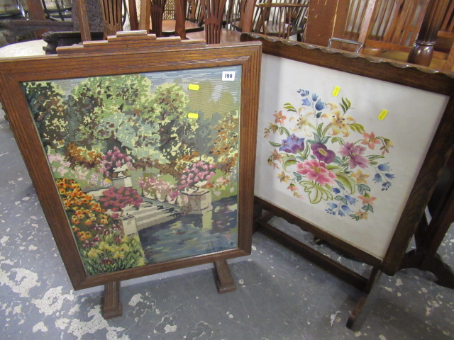 TWO FIRE SCREENS Image