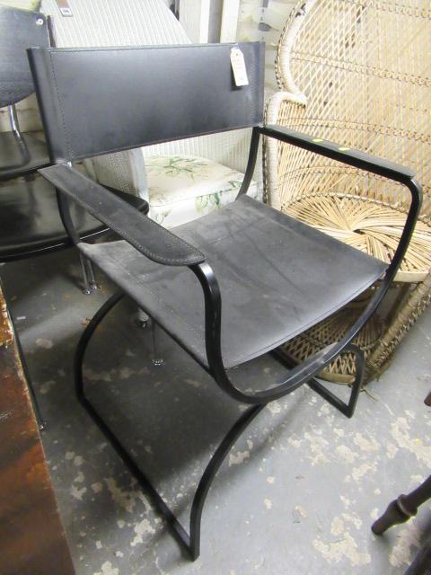 MODERN X FRAME ARMCHAIR Image