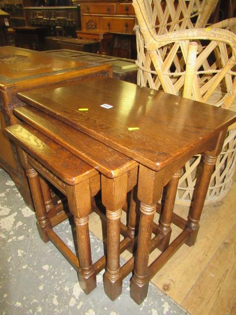 NEST OF OAK TABLES Image