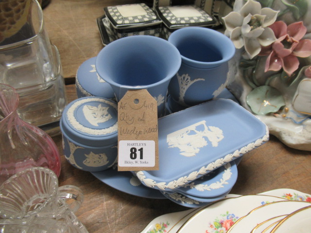 QUANTITY OF WEDGWOOD JASPERWARE Image