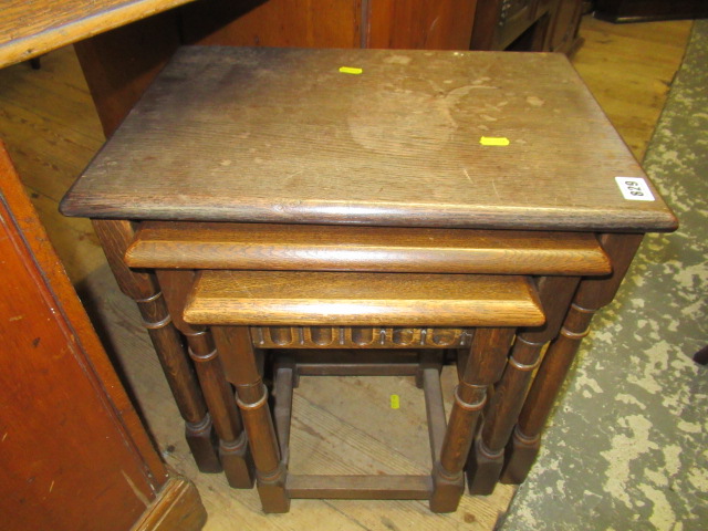 NEST OF OAK TABLES Image