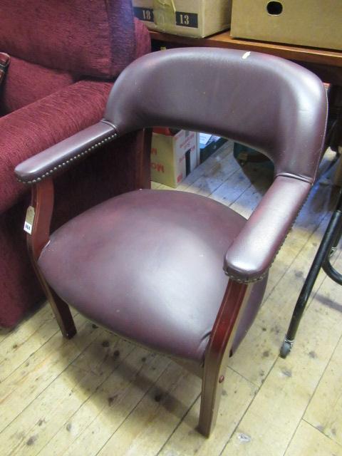 BURGUNDY ARMCHAIR Image