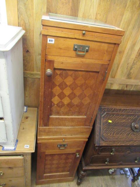 PAIR OF INLAID BEDSIDE CABINETS Image
