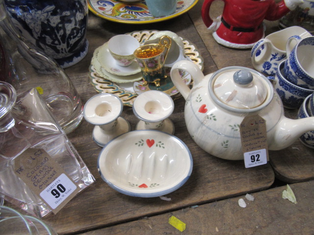 QUANTITY OF CHINA INCLUDING CONTINENTAL CABINET CUP AND SAUCER Image