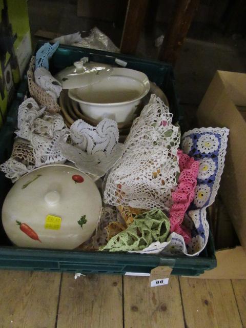 BOX OF CERAMICS ETC Image
