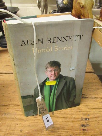 SIGNED ALAN BENNETT BOOK UNTOLD STORIES Image