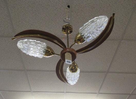 MID CENTURY CEILING LIGHT Image