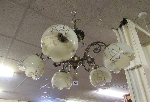 FIVE BRANCH CHANDELIER Image