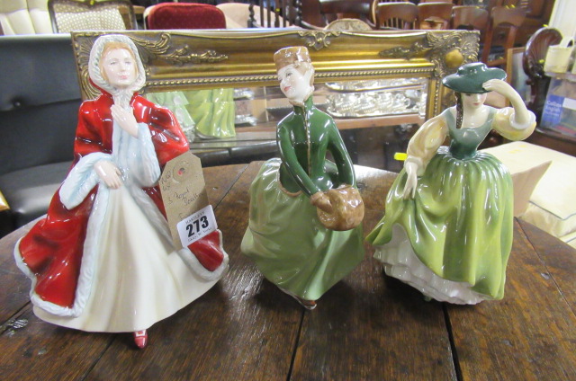 THREE ROYAL DOULTON FIGURES Image