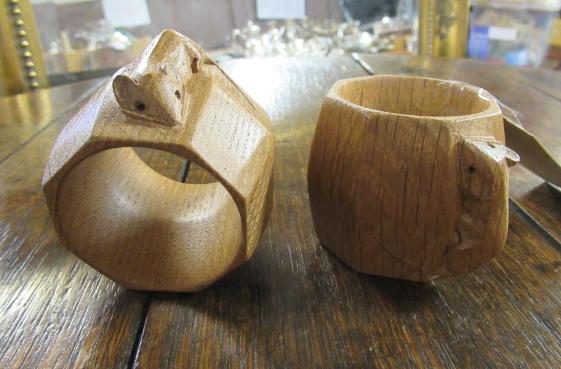 TWO MOUSEMAN NAPKIN RINGS Image