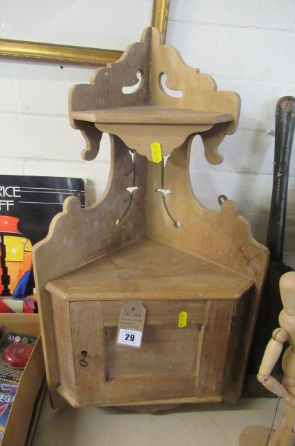 SMALL PINE CORNER CUPBOARD Image