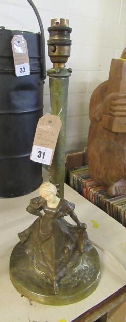 ENDSTORFER BRONZE LAMP BASE Image