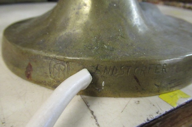 ENDSTORFER BRONZE LAMP BASE Image