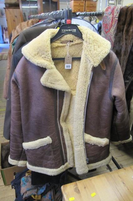 DOUGLAS SHEEPSKIN FLYING TYPE JACKET SIZE 44 Image