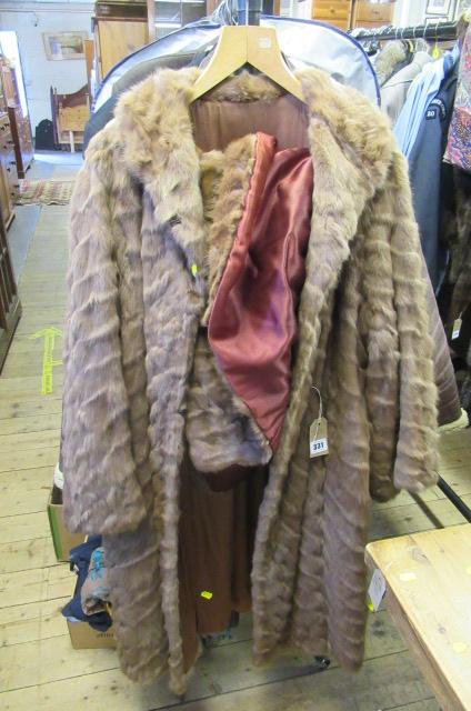 FUR COAT AND STOLE (2) Image